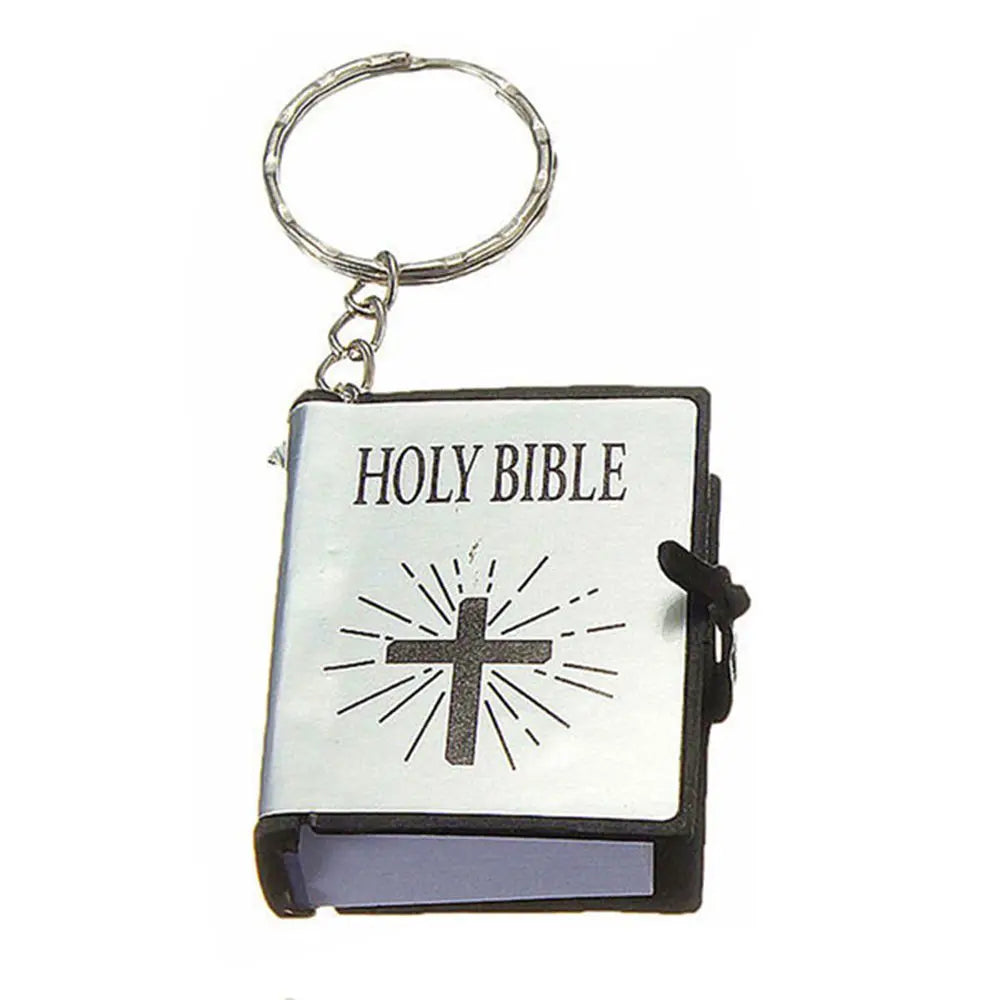 Mini English Holy Bible Keychains