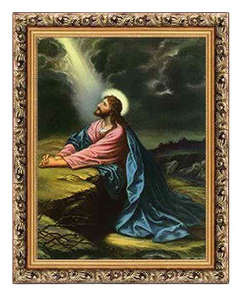 Jesus Christ Paintings With Elegant Gold Frame
