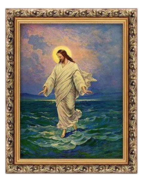 Jesus Christ Paintings With Elegant Gold Frame