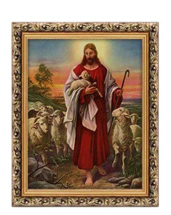 Jesus Christ Paintings With Elegant Gold Frame