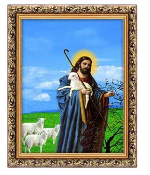 Jesus Christ Paintings With Elegant Gold Frame
