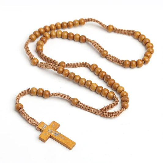 Prayer Rope With Wooden Beads